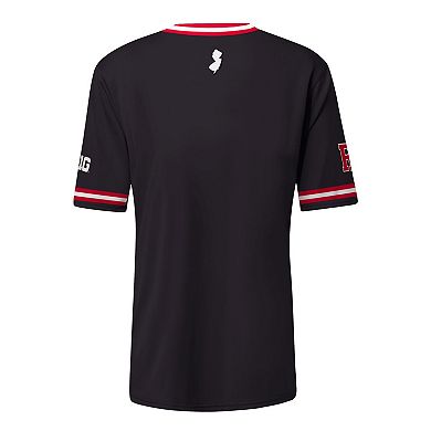 Men's adidas Black Rutgers Scarlet Knights Replica Baseball Jersey