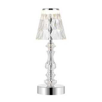 Lillian Bohemian Classic Acrylic Rechargeable Integrated Led Table Lamp