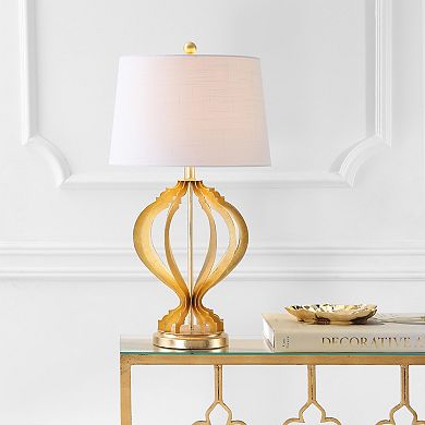 Sebastian Metal Trellis Led Table Lamp
