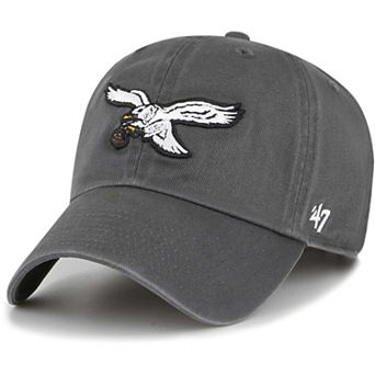 Men's '47 Charcoal Philadelphia Eagles Clean Up Legacy Adjustable Hat