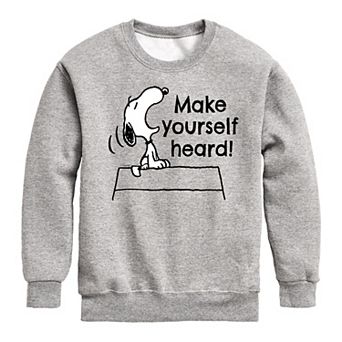 Boys 8-20 Peanuts Make Yourself Heard Fleece