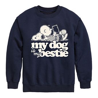 Boys 8-20 Peanuts My Dog Is My Bestie Fleece
