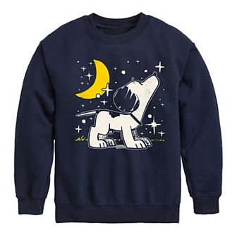 Boys 8-20 Peanuts 1950s Snoopy Stars Fleece