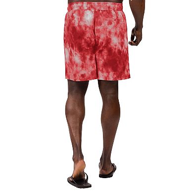 Men's G-III Sports by Carl Banks Red Kansas City Chiefs Change Up Volley Swim Trunks