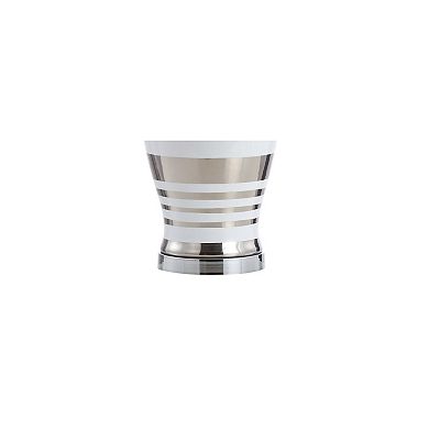 Zilar Striped Ceramiciron Classic Modern Led Table Lamp