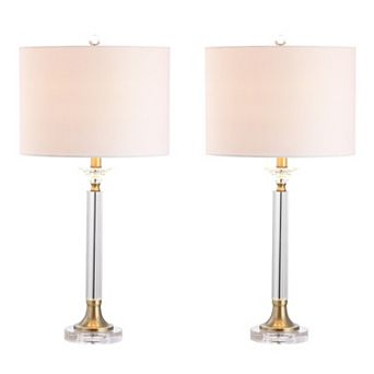 Mark Crystal/metal Led Table Lamp (set Of 2)