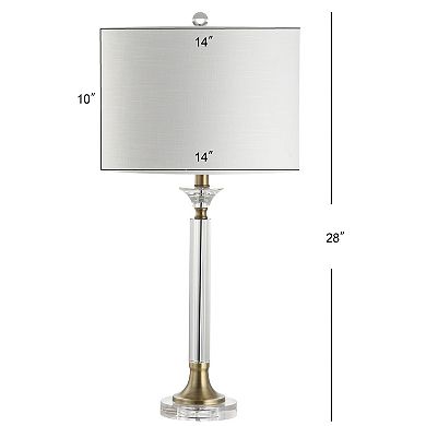 Mark Crystal/metal Led Table Lamp (set Of 2)