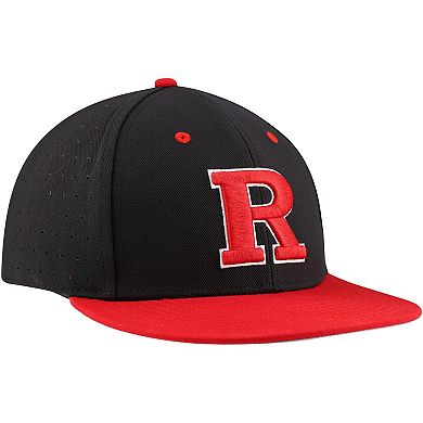Men's adidas Black Rutgers Scarlet Knights On-Field Baseball Fitted Hat