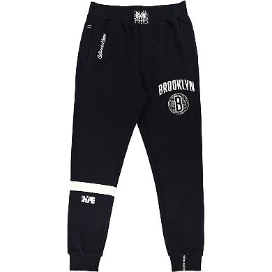 Unisex NBA x Two Hype  Black Brooklyn Nets Culture & Hoops Heavyweight Jogger Pants