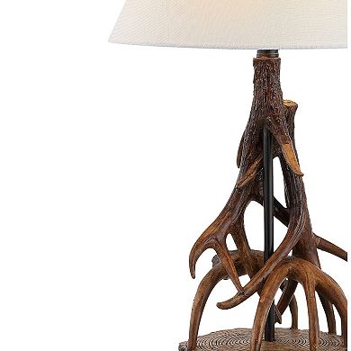 Cabell Farmhouse Rustic Iron Led Table Lamp