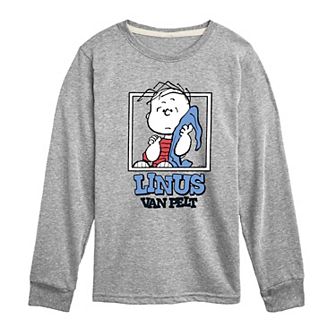 Boys 8-20 Peanuts Linus Van Pelt Long Sleeve Graphic Tee