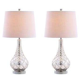 Darren Glass Led Table Lamp (set Of 2)