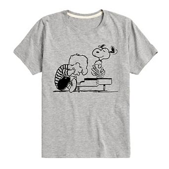 Boys 8-20 Peanuts Schroeder & Snoopy Graphic Tee