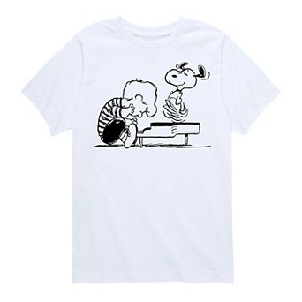 Boys 8-20 Peanuts Schroeder & Snoopy Graphic Tee