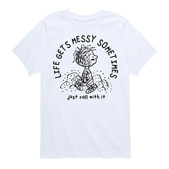 Boys 8-20 Peanuts Pig Pen Life Gets Messy Graphic Tee