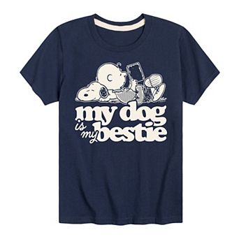 Boys 8-20 Peanuts My Dog Is My Bestie Graphic Tee