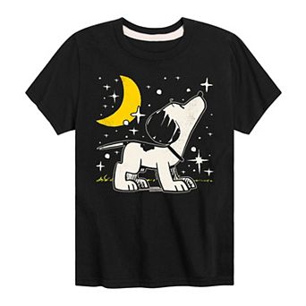 Boys 8-20 Peanuts 1950s Snoopy Stars Graphic Tee