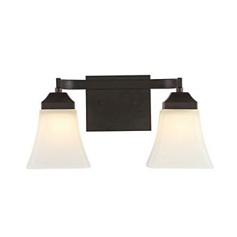 Staunton Iron/glass Modern Cottage Led Vanity Light