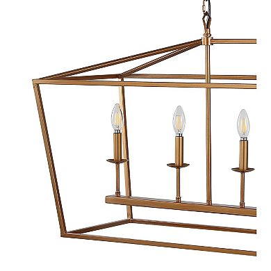 Pagodabulb Lantern Metal Led Pendant