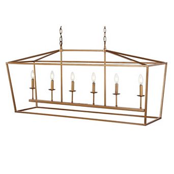 Pagodabulb Lantern Metal Led Pendant