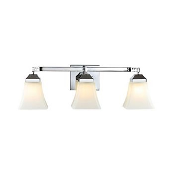 Staunton Iron/glass Modern Cottage Led Vanity Light