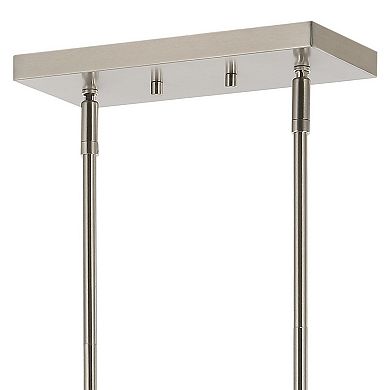 Julian Farmhouse Bohemian Iron/glass Linear Led Pendant
