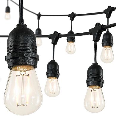 Indoor/outdoor Rustic Industrial Led S Edison Buld String Lights