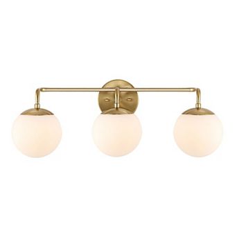 Louis Parisian Globe Metalfrosted Glass Modern Contemporary Led Vanity