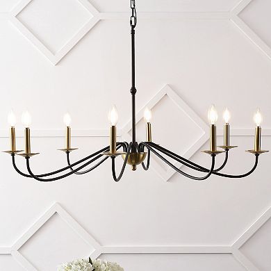 Wicklow Bohemian Farmhouse Iron LED Chandelier