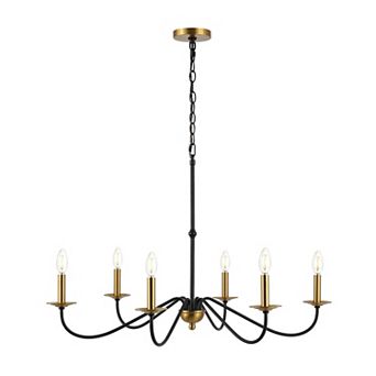 Wicklow Bohemian Farmhouse Iron LED Chandelier