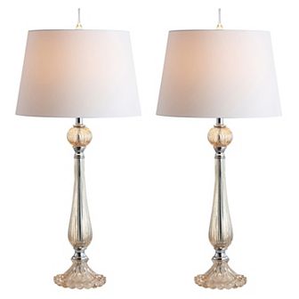 Chloe Glass Led Table Lamp (set Of 2)