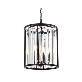 Bevin Metal/crystal Led Pendant