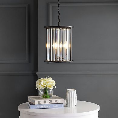 Bevin Metal/crystal Led Pendant