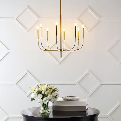 Amoros Modern Mid Century Iron Led Chandelier