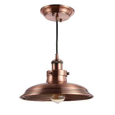 Bedford Adjustable Iron Industrial Rustic Led Pendant