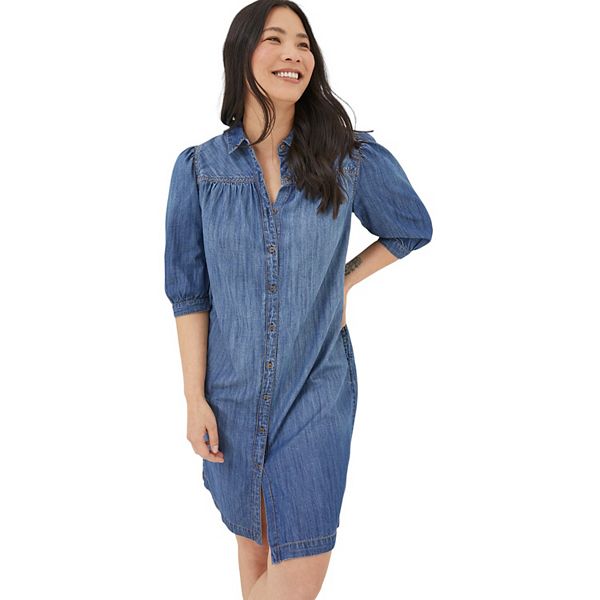 Fatface Women's Clara Denim Dress