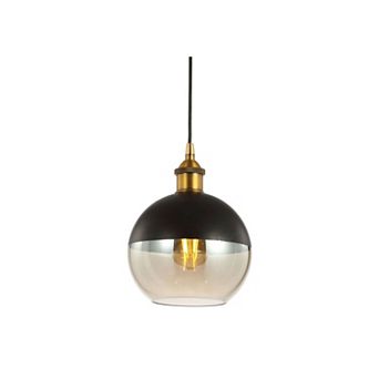 Nixon 1-light Mid-century Modern Metal/glass Adjustable Drop Globe Led Pendants