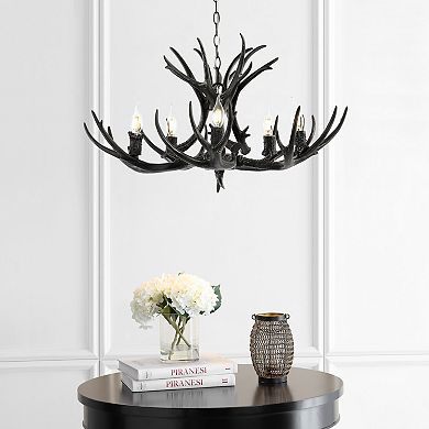Eldora Adjustable Resin Antler Led Chandelier