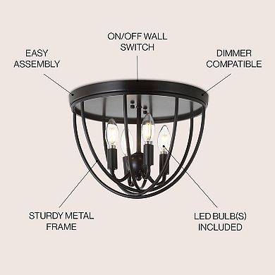 Peter Metal Led Flush Mount