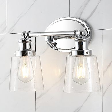 Beverly Iron/seeded Glass Classic Cottage Led Vanity Light