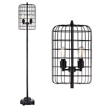 Odette Industrial Metal Floor Lamp