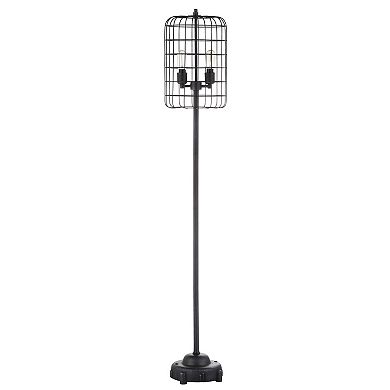 Odette Industrial Metal Floor Lamp
