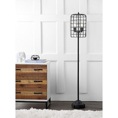 Odette Industrial Metal Floor Lamp