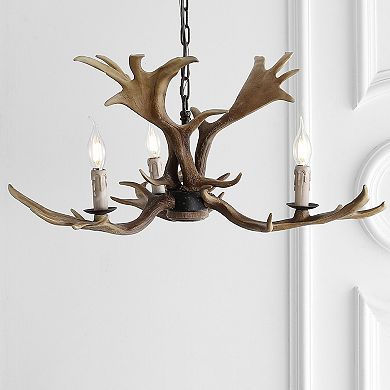 Eldora Adjustable Resin Antler Led Chandelier
