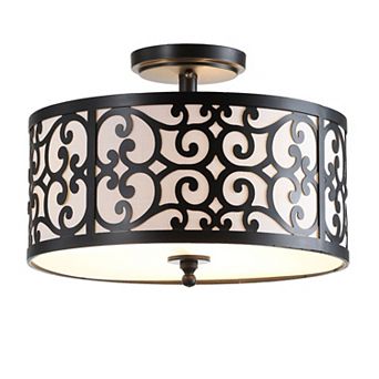 Katherine Metal Led Semi Flush Mount