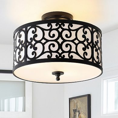 Katherine Metal Led Semi Flush Mount