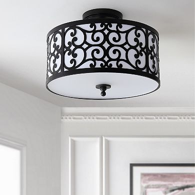 Katherine Metal Led Semi Flush Mount