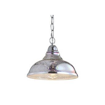 Nira Adjustable D Color Burst Glassmetal Pendant