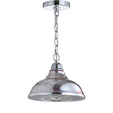 Nira Adjustable D Color Burst Glassmetal Pendant