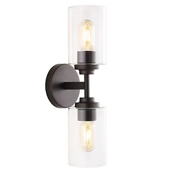 Juno Farmhouse Industrial Iron Cylinder Led Sconce